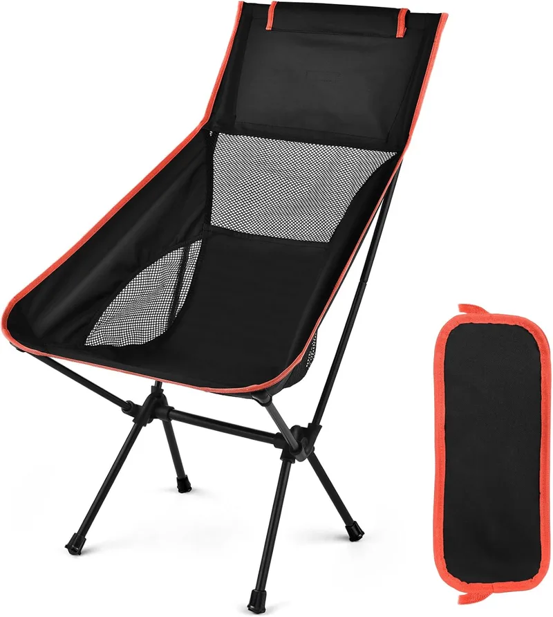 NXPZ ▫️ Cadeira dobrável para campismo, cadeira dobrável ultraleve e portátil, cadeira de campismo com saco de arrumação, capacidade 150 kg, para churrasco, piquenique, pesca, praia, caminhadas, etc.