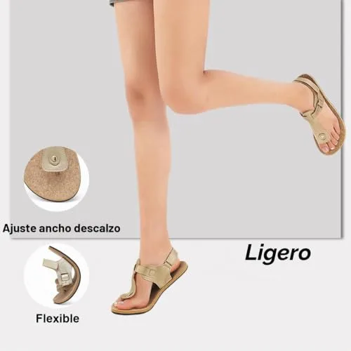 chetoria ▫️ Sandálias Barefoot para mulher, de verão, sandália dourada, plana, chinelo 5