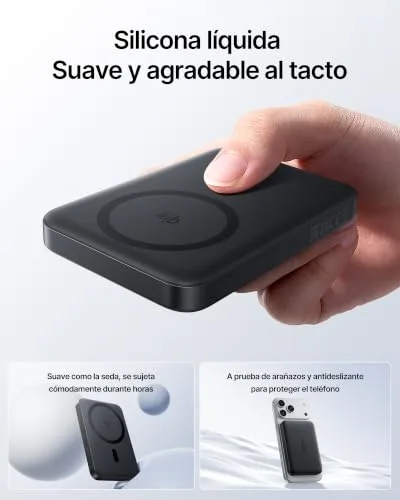 Baseus ▫️ EnerFill FM21 Qi2.2 25W Powerbank Magsafe, Bateria Externa Magnética de 10 000 mAh, Carregamento Rápido PD 45W via USB-C, Powerbank com Carregamento Sem Fios para iPhone 18, 17, 16, 15 Pro MAX 6