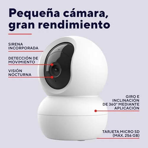 Trust ▫️ SMARTCAM-2800 Câmera de vigilância Wi-Fi para interiores com visão de 360°, branca 2