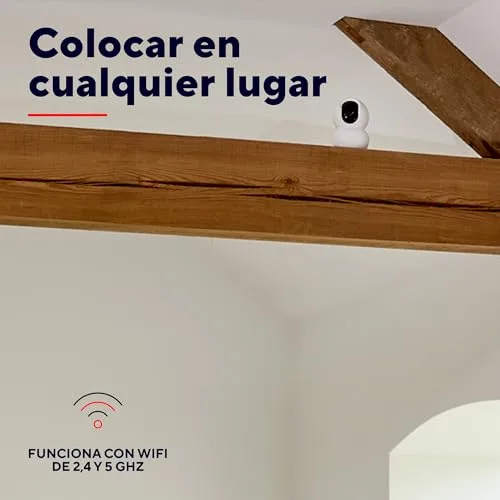 Trust ▫️ SMARTCAM-2800 Câmera de vigilância Wi-Fi para interiores com visão de 360°, branca 5
