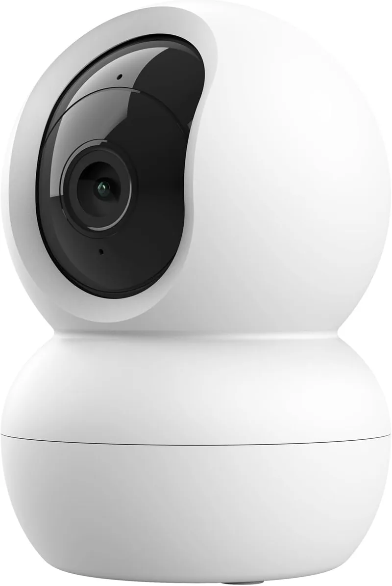 Trust ▫️ SMARTCAM-2800 Câmera de vigilância Wi-Fi para interiores com visão de 360°, branca