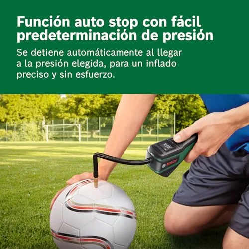 Bosch ▫️ PNEO Bomba pneumática a bateria (inclui conjunto de adaptadores de pressão, bateria de 4 V e bolsa de tecido) 4