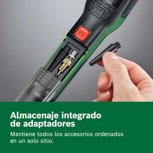 Bosch ▫️ PNEO Bomba pneumática a bateria (inclui conjunto de adaptadores de pressão, bateria de 4 V e bolsa de tecido) 5