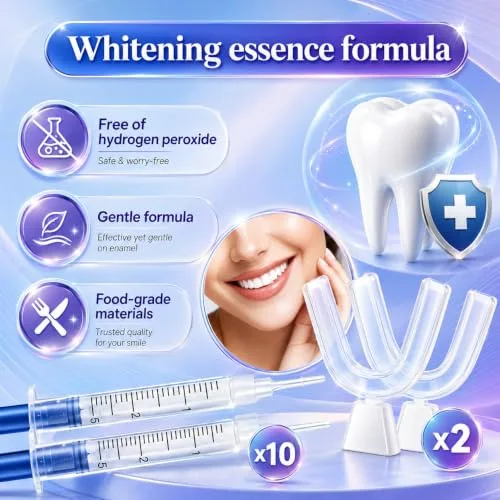 LureLuxe ▫️ Branqueamento dentário em casa, Gel de branqueamento dentário, Gel de enfermagem para branqueamento dentário, Reduz manchas, Fácil aplicação, Um sorriso mais brilhante 3