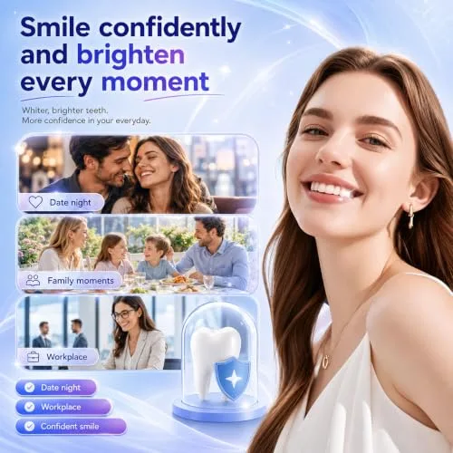 LureLuxe ▫️ Branqueamento dentário em casa, Gel de branqueamento dentário, Gel de enfermagem para branqueamento dentário, Reduz manchas, Fácil aplicação, Um sorriso mais brilhante 7