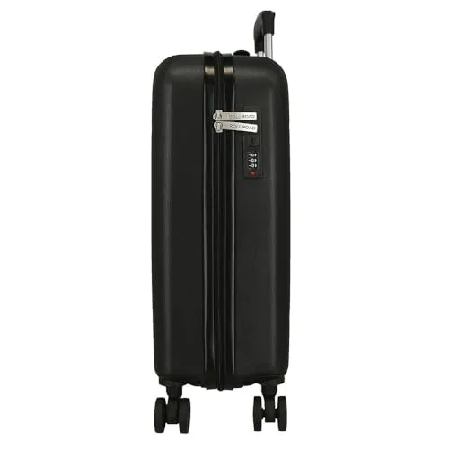 ROLL ROAD ▫️ Joumma Formentera Mala de Cabine Preta 38x55x20 cm Rígida em ABS Cadeado de combinação integrado 35 L 2,6 kg 4 rodas duplas Bagagem de mão 2