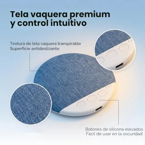 XAVURO ▫️ Altifalante Bluetooth para almofada e altifalante para debaixo da almofada para dormir, temporizador de sono, altifalante para almofada para o quarto, hotel, campismo e viagens 2