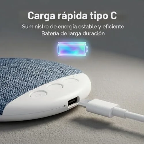XAVURO ▫️ Altifalante Bluetooth para almofada e altifalante para debaixo da almofada para dormir, temporizador de sono, altifalante para almofada para o quarto, hotel, campismo e viagens 3