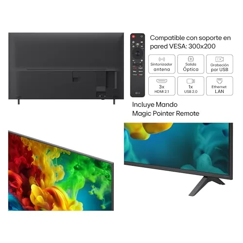 LG ▫️ 65QNED82B6B - Smart TV QNED EVO AI de 65" 4K, 94% sem reflexos, 2026 3