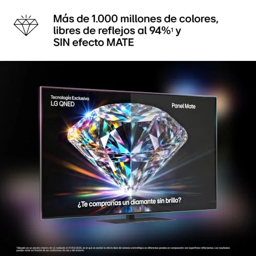 LG ▫️ 75QNED80B6A - Smart TV QNED EVO AI de 75 polegadas, 4K, sem reflexos a 94%, 2026 3