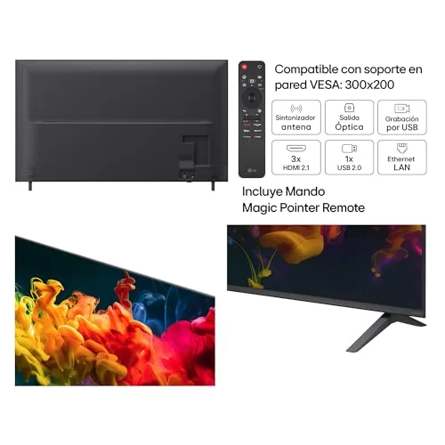 LG ▫️ 75QNED80B6A - Smart TV QNED EVO AI de 75 polegadas, 4K, sem reflexos a 94%, 2026 4