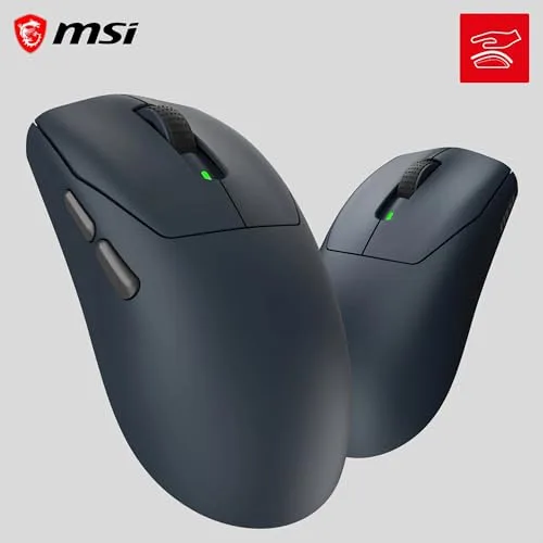 MSI ▫️ Forge GM340 Wireless Navy - Rato sem fios para jogos 3