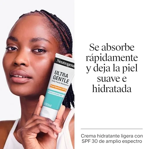 Neutrogena ▫️ Ultra Gentle Creme Hidratante Facial FPS 30, com CICA, 100 ml 6