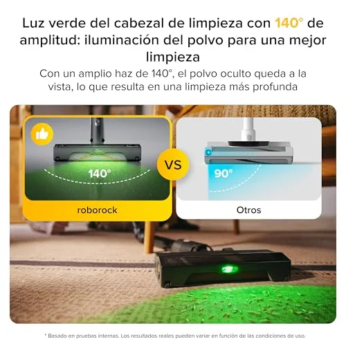 roborock ▫️ Aspirador sem fio H60 Ultra, potência de sucção de 210 AW, autonomia de 90 min 5