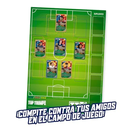 Bizak ▫️ Futebol Mundial Top 200 Starter Kit, Kit Inicial com 34 Cartas Colecionáveis, 18 Lendas do Futebol e Campo de Jogo, Cartas colecionáveis para jogar e competir, a partir dos 4 anos (64570002) 4