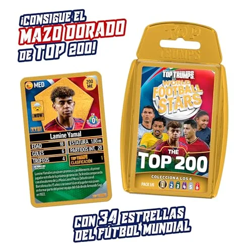 Bizak ▫️ Futebol Mundial Top 200 Starter Kit, Kit Inicial com 34 Cartas Colecionáveis, 18 Lendas do Futebol e Campo de Jogo, Cartas colecionáveis para jogar e competir, a partir dos 4 anos (64570002) 5