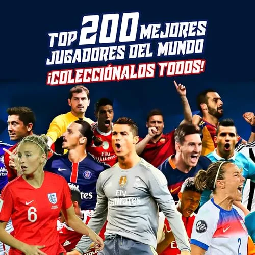 Bizak ▫️ Futebol Mundial Top 200 Starter Kit, Kit Inicial com 34 Cartas Colecionáveis, 18 Lendas do Futebol e Campo de Jogo, Cartas colecionáveis para jogar e competir, a partir dos 4 anos (64570002) 6