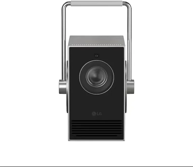 LG ▫️ PU600U - Projetor CineBeam 4K UHD, laser de 3 canais (RGB), Smart TV WebOS 24, brilho de 600 lúmenes, HDR10 e HLG, ecrã até 120", AirPlay 2 e Screen Share, Bluetooth, prateado/preto