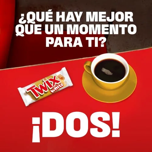 Twix ▫️ White, Barras de Chocolate Branco com Biscoito e Caramelo, 30 x 46 g 6