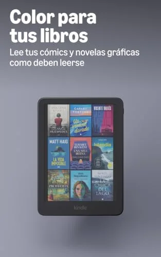 Amazon ▫️ Kindle Colorsoft (última geração): agora mais fino e leve, com ecrã a cores de 7" e luz quente (16 GB, grafite) 5