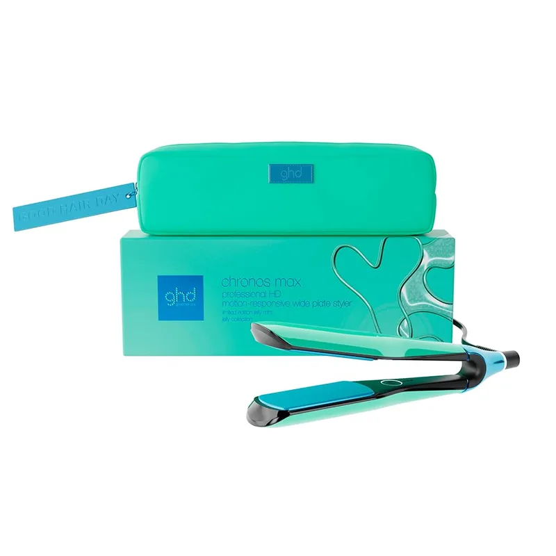 ghd ▫️ Chronos Max - Alisador de cabelo profissional, com placas 85% mais largas, penteado 3 vezes mais rápido, mais brilho, sem danos causados pelo calor extremo - Para cabelos longos, grossos ou encaracolados