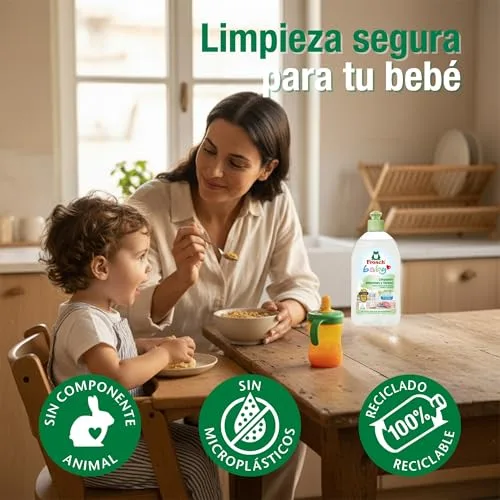 Frosch Baby ▫️ Detergente para biberões e chupetas, embalagem de 2 x 500 ml 4