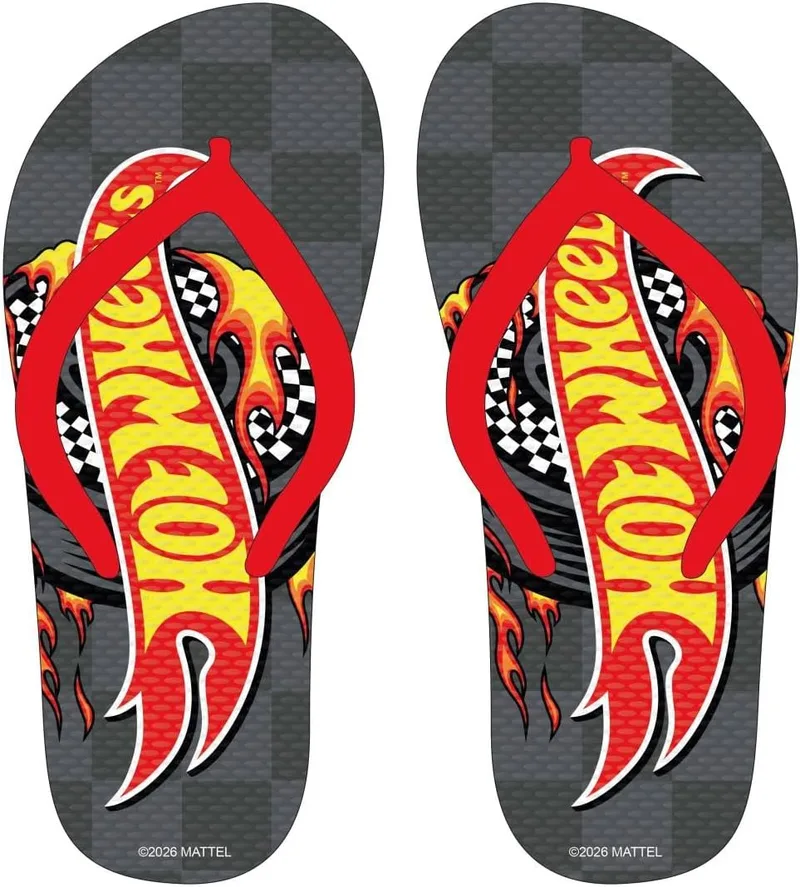 CERDÁ LIFE'S LITTLE MOMENTS ▫️ Chinelos Flip-Flop Hot Wheels para meninos e meninas – Sandálias de praia Hot Wheels para crianças, antiderrapantes, confortáveis e leves, ideais para a piscina, o verão e o uso diário