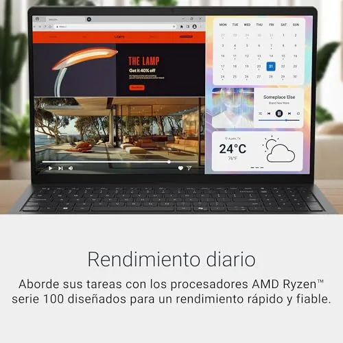 Dell ▫️ Portátil 15 - AMD Ryzen 5 130, 8 GB de RAM, SSD de 512 GB 4