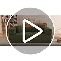 Vipbear ▫️ Sofá-cama de 3 lugares com 200 cm, com espuma e molas, para sala de estar, branco 7