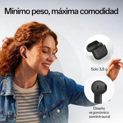 OPPO ▫️ Enco Buds3 Auscultadores Bluetooth 5.4 12,4 mm 48 h IP55, Preto Ardozia 2
