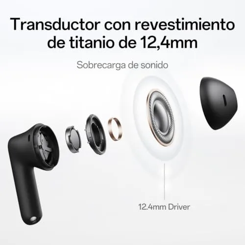 OPPO ▫️ Enco Buds3 Auscultadores Bluetooth 5.4 12,4 mm 48 h IP55, Preto Ardozia 4