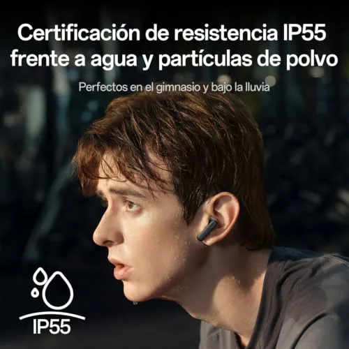 OPPO ▫️ Enco Buds3 Auscultadores Bluetooth 5.4 12,4 mm 48 h IP55, Preto Ardozia 6