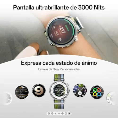 OPPO ▫️ Watch S – Relógio inteligente, ecrã AMOLED de 1,96 polegadas, mais de 100 modos desportivos, chamadas via Bluetooth, até 12 dias de autonomia 5
