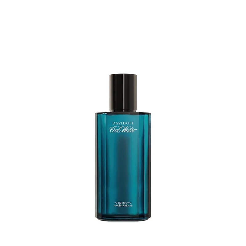 DAVIDOFF ▫️ COOL WATER MAN After Shave; Com uma fragrância de notas marinhas e efeitos calmantes para a pele