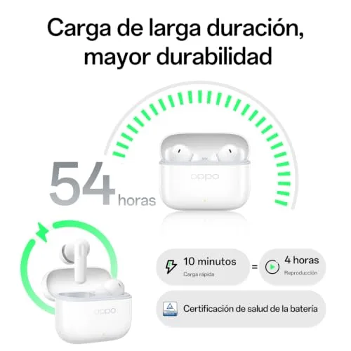 OPPO ▫️ Auscultadores sem fios Enco Buds3 Pro, Enco Master EQ, Glaze White 2
