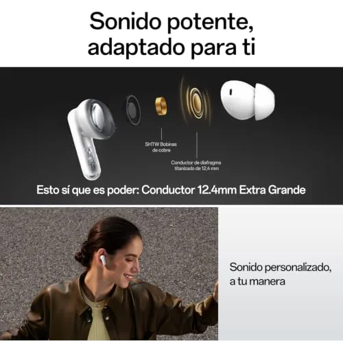 OPPO ▫️ Auscultadores sem fios Enco Buds3 Pro, Enco Master EQ, Glaze White 4