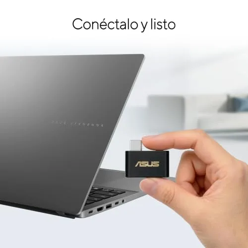 ASUS ▫️ USB-BE93 Mini - Adaptador USB Mini Wi-Fi 7 BE6500 de banda tripla 6