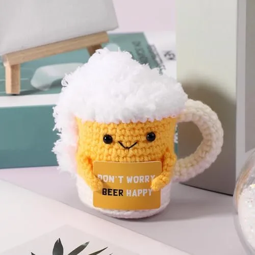 MUYAPAY ▫️ Peluches personalizados com desenho de caneca de cerveja, macios e adoráveis 6