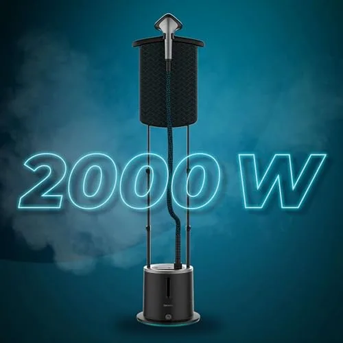 Cecotec ▫️ Centro de Engomagem Vertical IronHero 2000 Vertical Station. 2000, Tabuleiro com 3 posições (25º, 90º e 180º), Vapor contínuo 47 g/min, Aquecimento em 35 segundos, 5 programas, Reservatório de 1,7 L 2