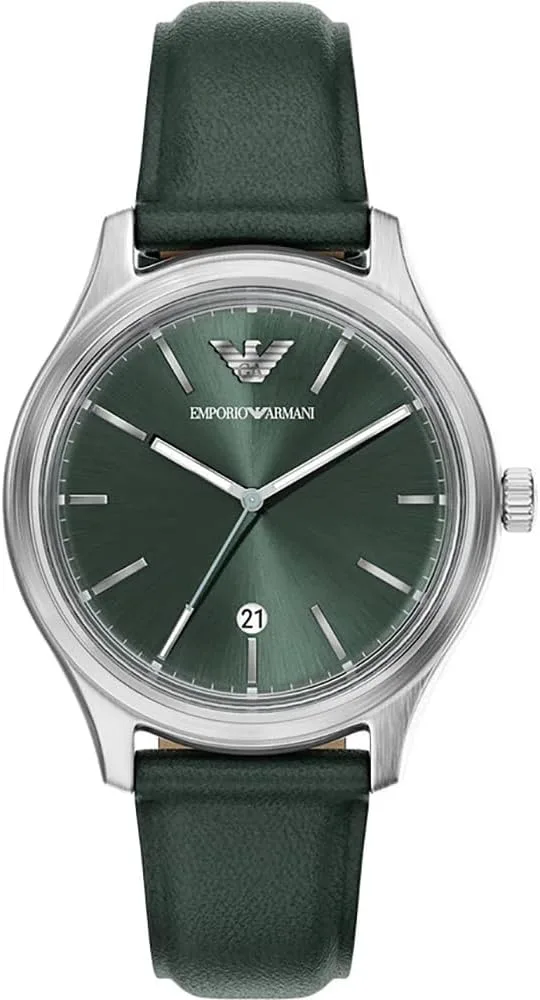 Emporio Armani ▫️ Relógio para homem, 41 mm, em aço inoxidável prateado, AR11749