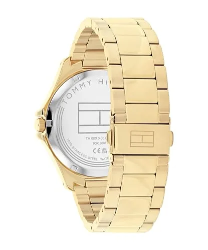 Tommy Hilfiger ▫️ Relógio analógico de quartzo para homem, modelo Bruce, com bracelete em silicone e aço inoxidável 2