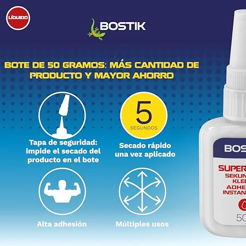 Bostik ▫️ Cola instantânea líquida 50 g 3