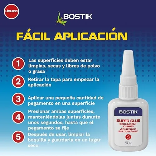 Bostik ▫️ Cola instantânea líquida 50 g 6