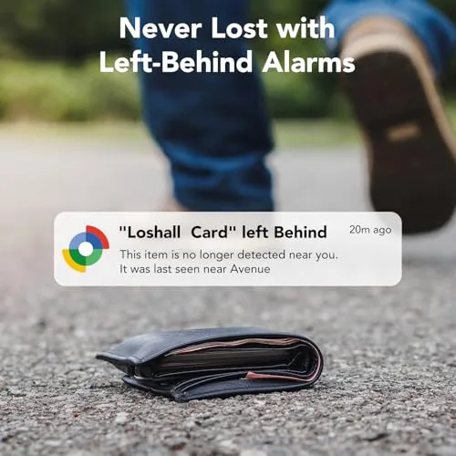 Ajblg ▫️ 2026 Bluetooth 5.4 (apenas Android) Cartão de Rastreador Inteligente para Carteira, Conjunto de 2, 2,5 mm 7