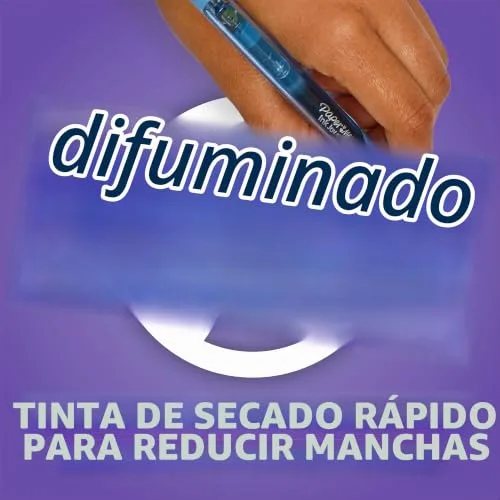 Paper Mate ▫️ InkJoy - Canetas de gel | Cores de tinta vibrantes e variadas | Para escrever, colorir e escrever no diário | Ponta média (0,7 mm) | 14 unidades 2