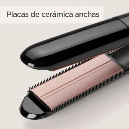 BaByliss ▫️ Steam Smooth - Alisador de cabelo, preto 3