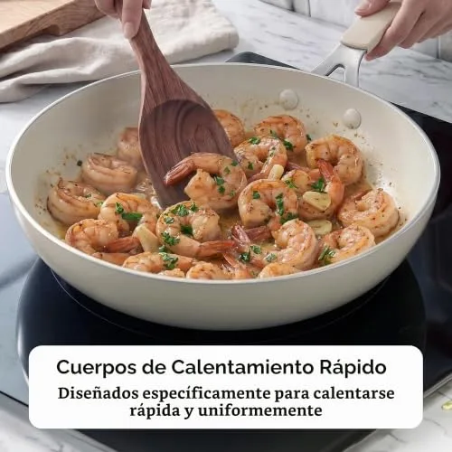KitchenAid ▫️ Panela de alumínio com revestimento cerâmico antiaderente e tampa de vidro, 24 cm/4,91 L, sem PFAS 5