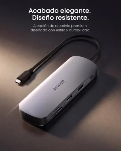 Anker ▫️ Nano Hub USB-C 8 em 1 – Adaptador Tipo C Multiportas 7