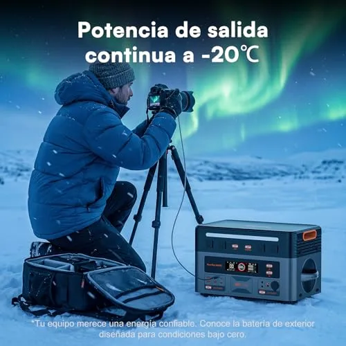 Voltark ▫️ Gerador solar de 3600 W, estação de energia portátil de 2160 Wh, carregamento rápido em 1 hora, bateria LiFePO4, UPS, 14 portas, aplicação, estação de energia para campismo, caravana, casa, PowerMax 3600PE 6